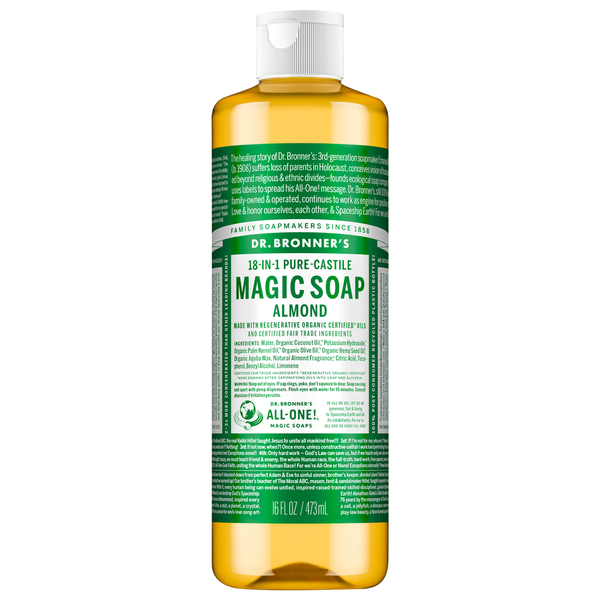 Dr. Bronner's Almond Pure-Castile Liquid Soap