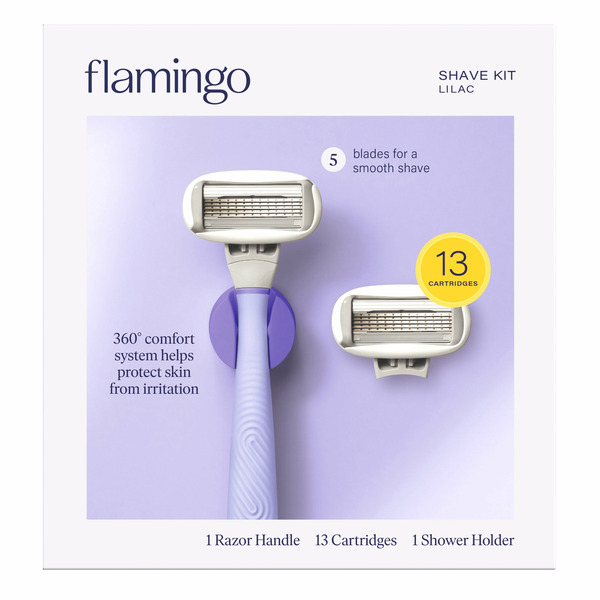 Costco Flamingo Shave Kit With Handle & 13 Cartridges Same-Day Delivery ...
