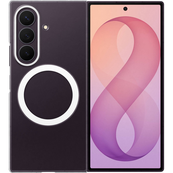 Samsung Galaxy Z Fold8 Ultra Clear Magnet Case - Transparent