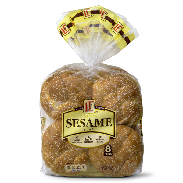 L'oven Fresh Golden Sesame Hamburger Buns