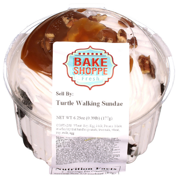 Turtle Shell Sundae Bake Shoppe Fresh Turtle Turtle Walking Sundae Same-Day Delivery or ...
