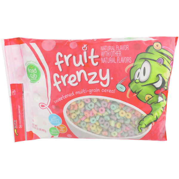 Food Club Fruit Frenzy, Sweetened Multi-Grain Cereal Same-Day