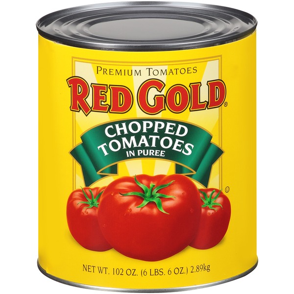 Red Gold Chopped in Puree Tomatoes (102 oz) Instacart