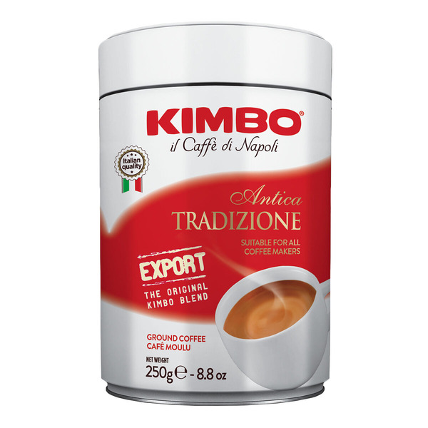World Market Kimbo Antica Tradizione Ground Coffee Tin 8.8 Oz.