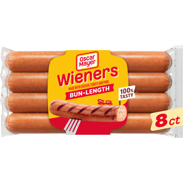 Oscar Mayer Bun-Length Wieners Hot Dogs