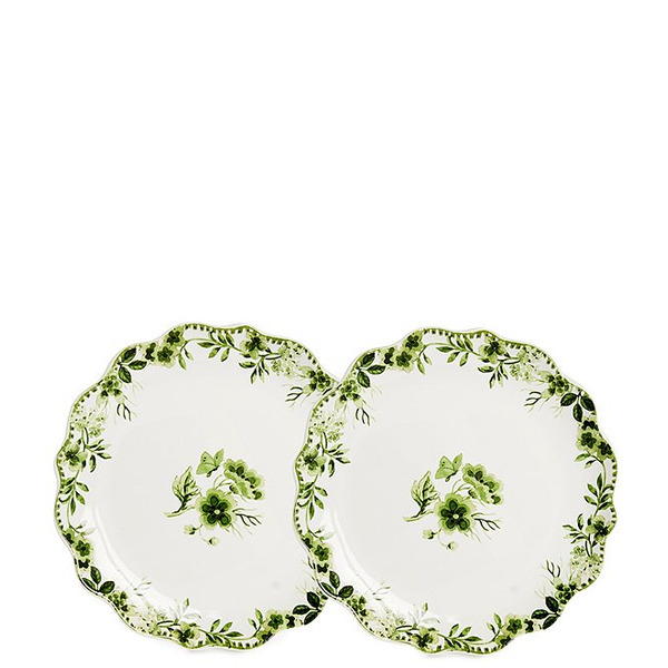 Southern Living Chloe Collection Scalloped Accent Salad Plates Set of 2