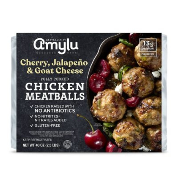 Amylu Cherry Jalapeno & Goat Cheese Chicken Meatballs Same-Day