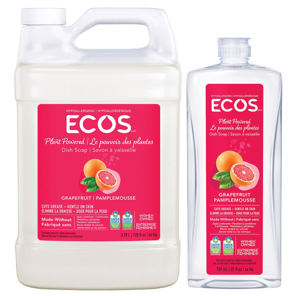 Ecos Dishmate Grapefruit-Scent Liquid Dish Soap