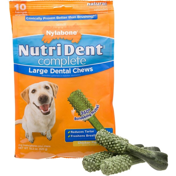 Nylabone Nutri Dent Adult Dog Chicken Chews (18.3 oz) - Instacart
