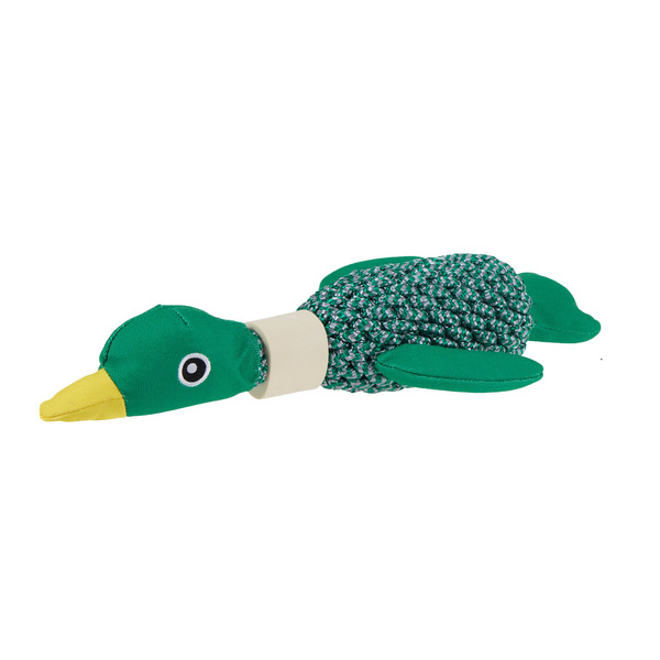 Joyhound Duck Rope with Bone Dog Toy - Green