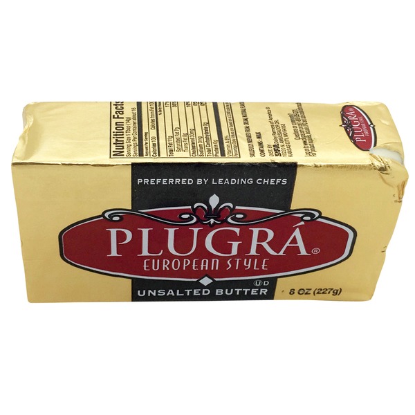 Plugra european style unsalted butter from h e b instacart