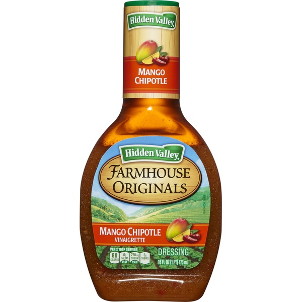 Hidden Valley Farmhouse Originals Vinaigrette Dressing Mango Chipotle