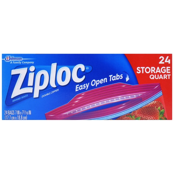 Ziploc Quart Storage Bags (24 ct) from Safeway Instacart