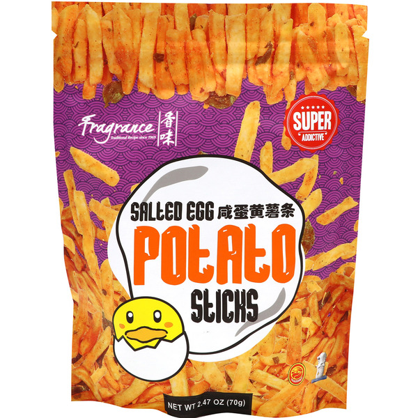 Fragrance Salted Egg Potato Sticks