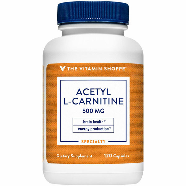 vitacost acetyl l-carnitine hcl - 500 mg - 120 capsules The Vitamin Shoppe Acetyl-L-Carnitine - 500 MG (120 Capsules) Same-Day  Delivery
