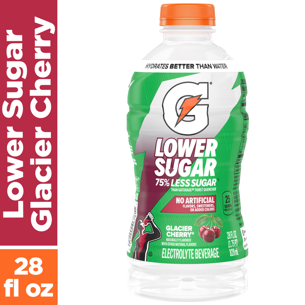 sugar　6y Gatorade Glacier Cherry Lower Sugar Same-Day Delivery or Pickup | ALDI