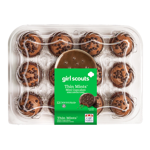Café Valley Bakery Girl Scouts Thin Mints Mini Cupcakes Same-Day