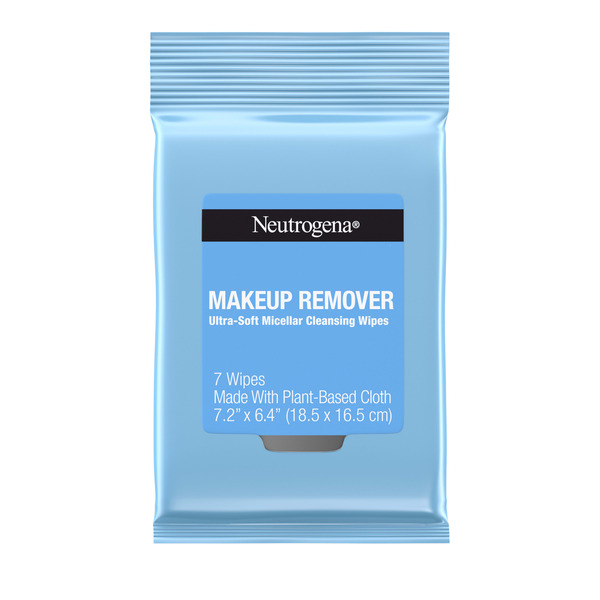 Neutrogena Makeup Remover Soft Micellar Cleansing Wipes, Travel Pack, 7 ct - 7 ct