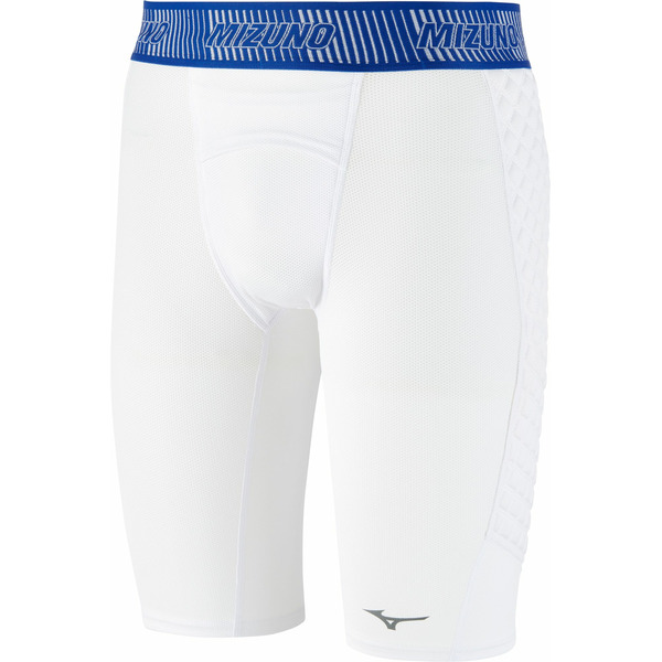 Mizuno Men's Diamond Elite Padded Sliding Shorts, Large - White