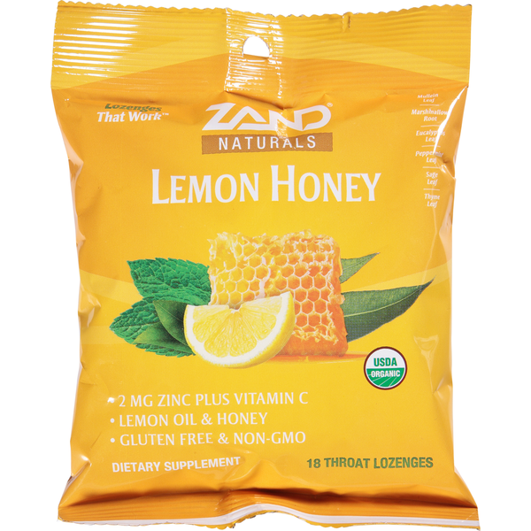 Zand Throat Lozenges, Lemon Honey Same-Day Delivery