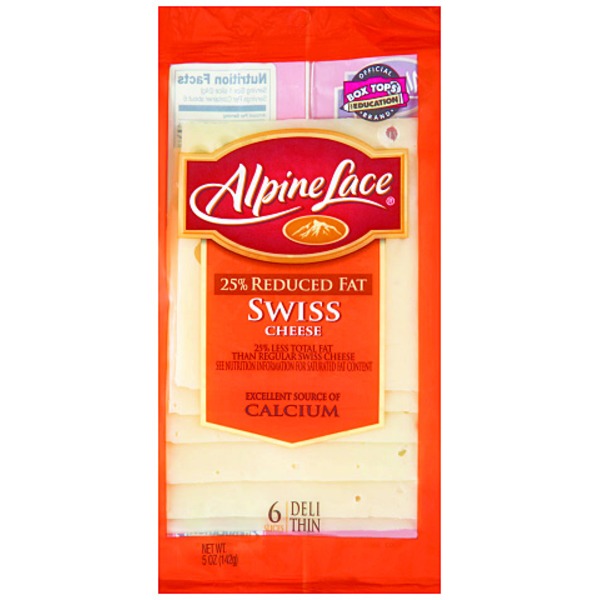 Alpine Lace® Reduced Fat Swiss DeliThin Slices Cheese from Safeway