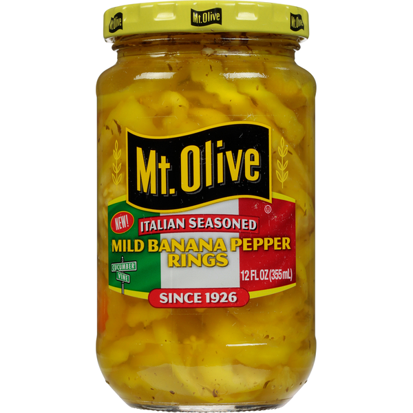 Mt. Olive Italian Seasoned Banana Pepper Rings