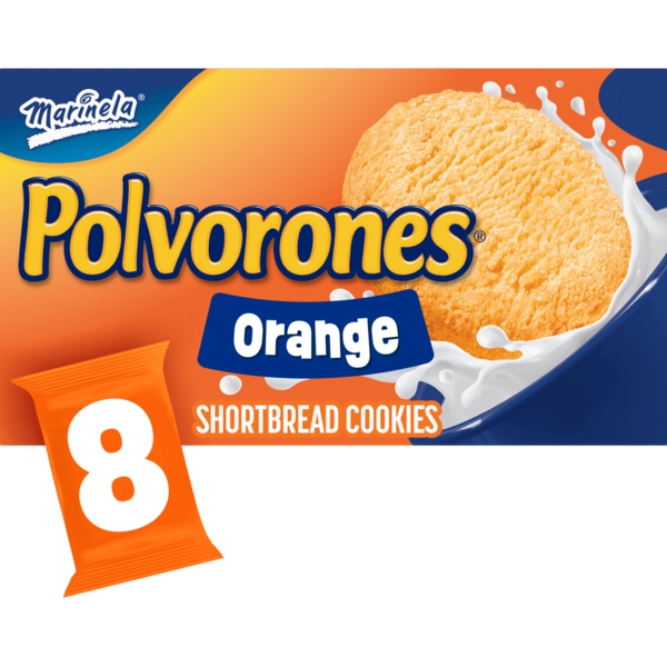 Marinela Polvorones, Orange Shortbread Cookies