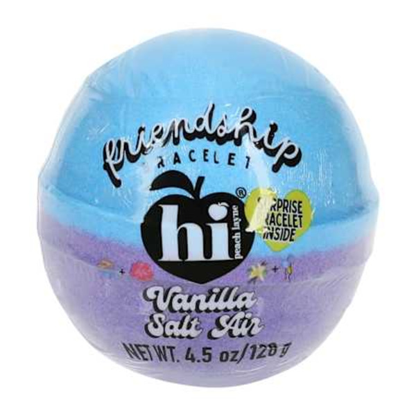 Hi Peach Layne Friendship Bracelet Bath Bomb - Vanilla Salt Air