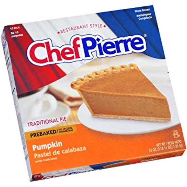 Chef Pierre - Prebaked Pumpkin Pie, 10"