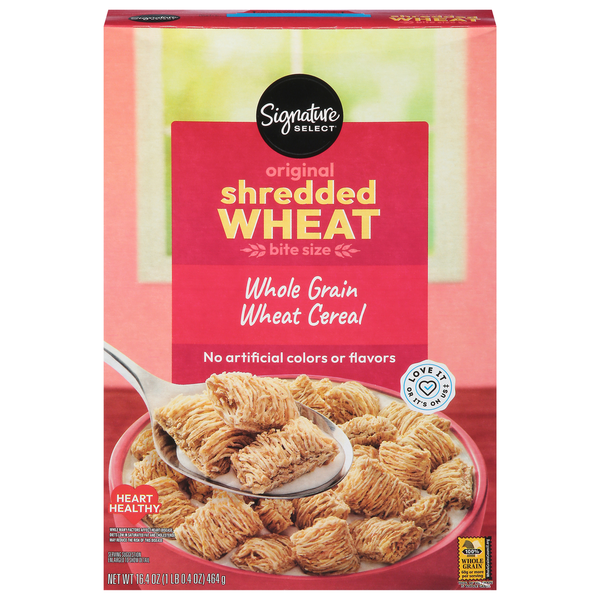 Signature SELECT Cereal, Original, Shredded Wheat, Bite Size