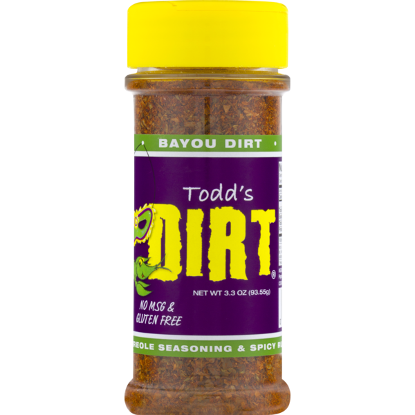 Todd's Dirt Bayou Dirt Creole Seasoning & Spicy Rub (3.3 oz) Instacart