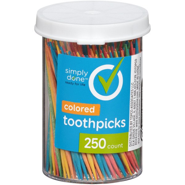 Simply Done Toothpicks, Colored Same-Day Delivery or Pickup | Yoke's ...
