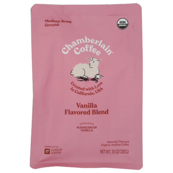 Chamberlain Coffee Organic Fluff Lamb Vanilla Blend Coffee Same