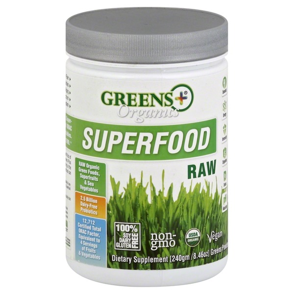 Greens+ Superfood, Raw, Greens Powder (8.46 oz) Instacart