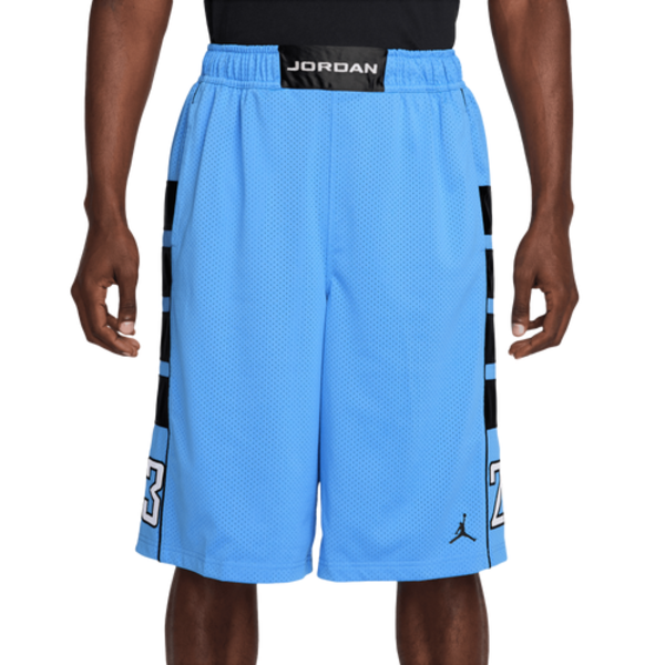 Jordan Men's Mesh Brooklyn Cat Scratch Shorts, S - University Blue/Navy