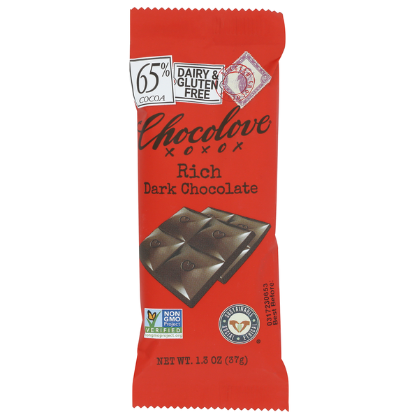 Chocolove 65% Cocoa Rich Dark Chocolate Bar Same-Day Delivery or