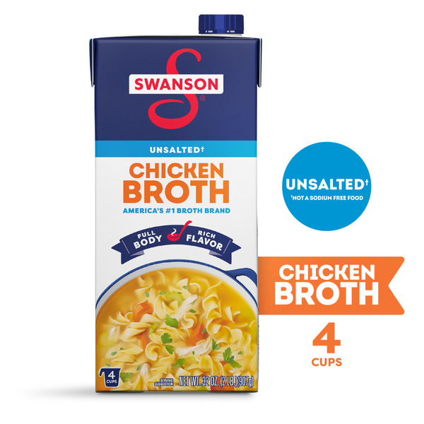 Swanson's Unsalted Chicken Broth
