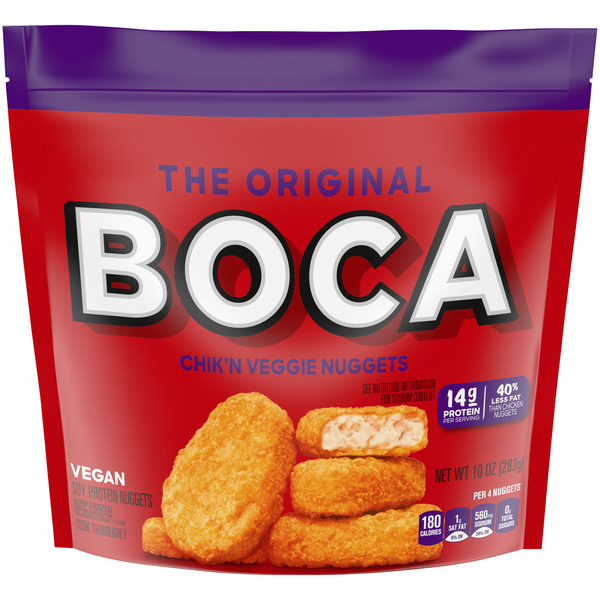 BOCA Original Chikn Veggie Soy Protein Nuggets Same-Day Delivery