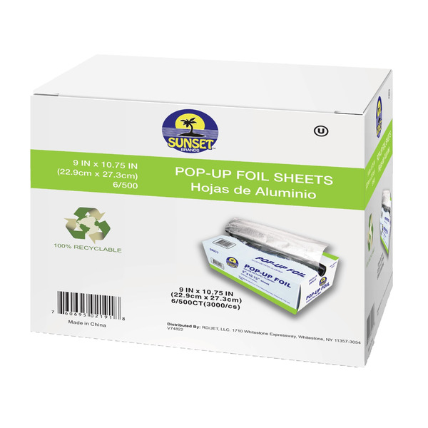 Sunset - 9X10.75 Pop -Up Foil Sheets - 500 Ct