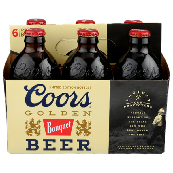 Coors Banquet 6 Pack Bottles