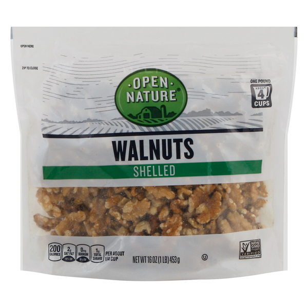 Open Nature Walnuts, Shelled