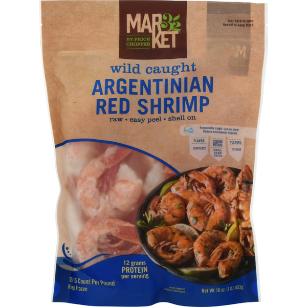 Market 32 Shrimp, Argentinian Red, Wild Caught Same-Day Delivery