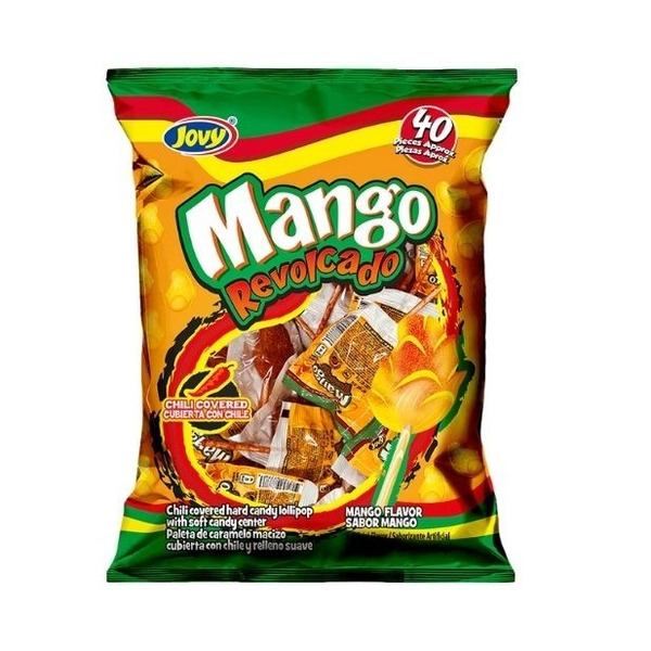 Jovy Candy Mango Revolcado Spicy Lollipop