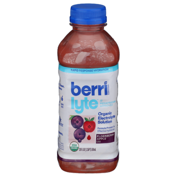 Berri Lyte Organic Elderberry Apple Electrolyte Solution