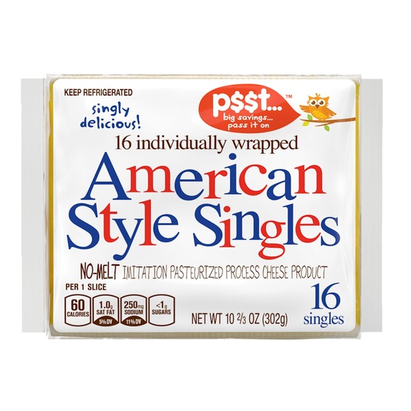 Kroger American Style Individually Wrapped Single Cheese (10.66 oz