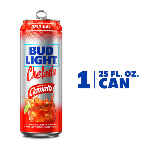 Bud Light Chelada Clamato Beer 25 Fl Oz Tall Can Same-Day Delivery