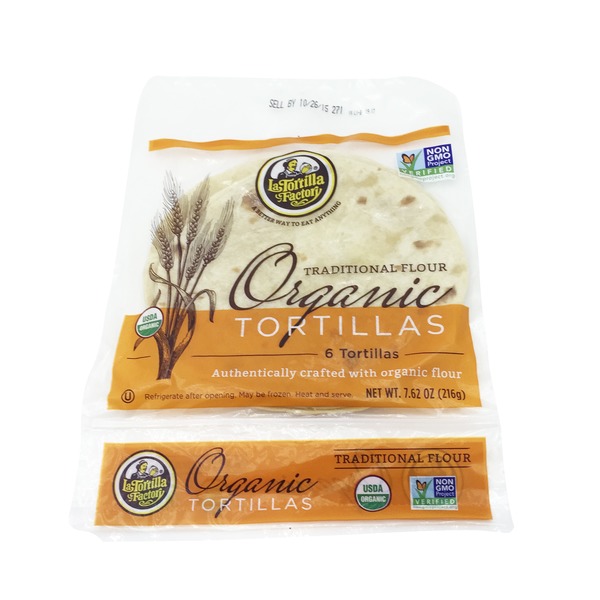 La Tortilla Factory Organic Traditional Flour Tortillas