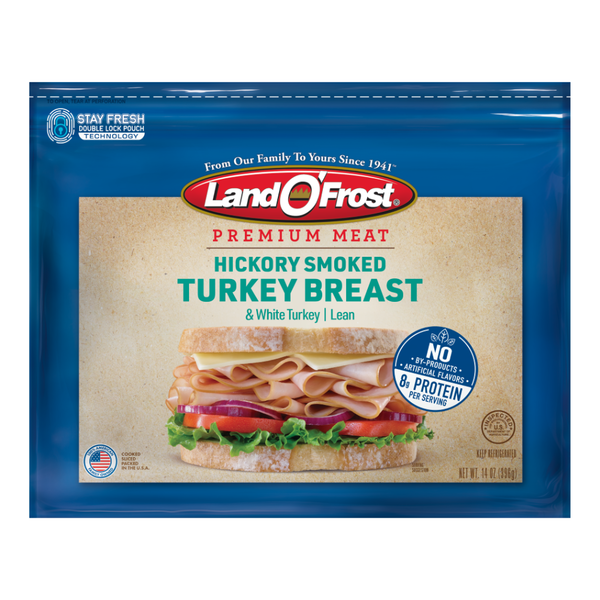Land O’Frost Hickory Smoked Turkey Breast & White Turkey