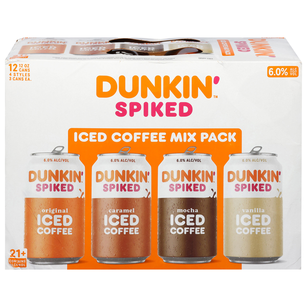 Dunkin' Assorted Mix Pack Iced Coffee Same-Day Delivery or Pickup