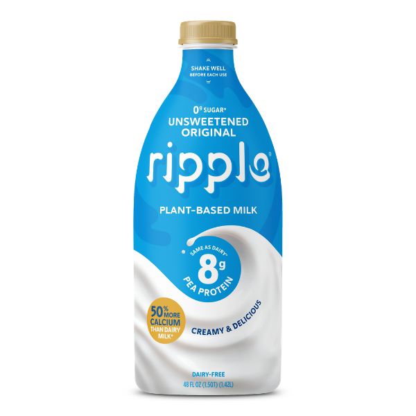 Ripple Plant Based Milk, Unsweetened Original